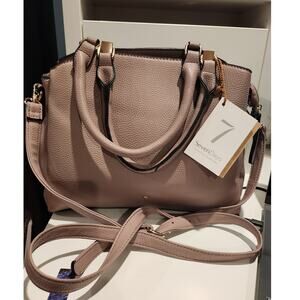 NWT Seven Days Vegan Leather Handbag/Crossbody Blush